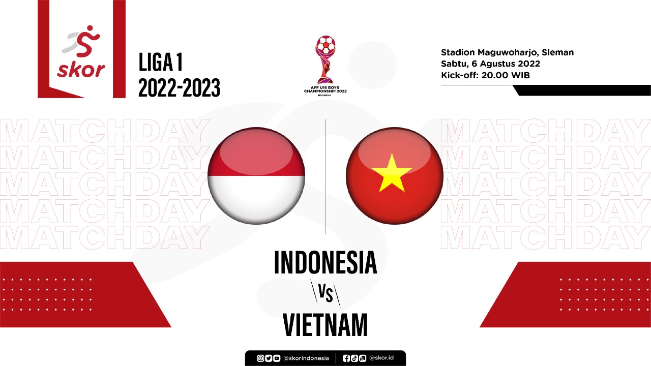  Prediksi dan Link Live Streaming Piala AFF U-16 2022: Indonesia vs Vietnam
