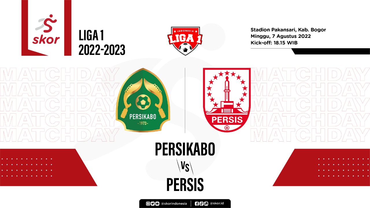 Prediksi dan Link Live Streaming Persikabo vs Persis Solo di Liga 1 2022-2023