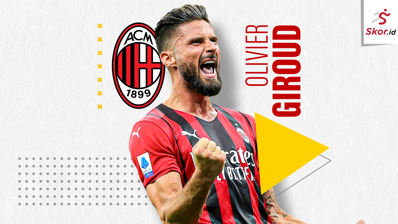 Olivier Giroud Terancam Absen di Laga Pertama AC Milan Musim Ini