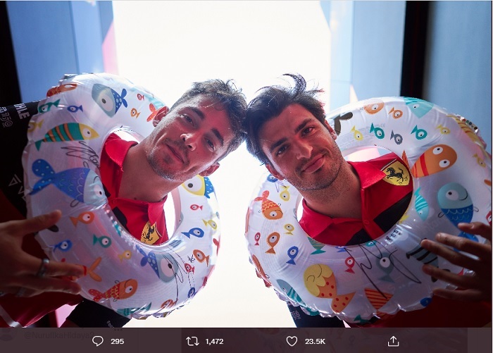 Carlos Sainz Dapat Pelajaran Berharga dari Charles Leclerc pada F1 2022