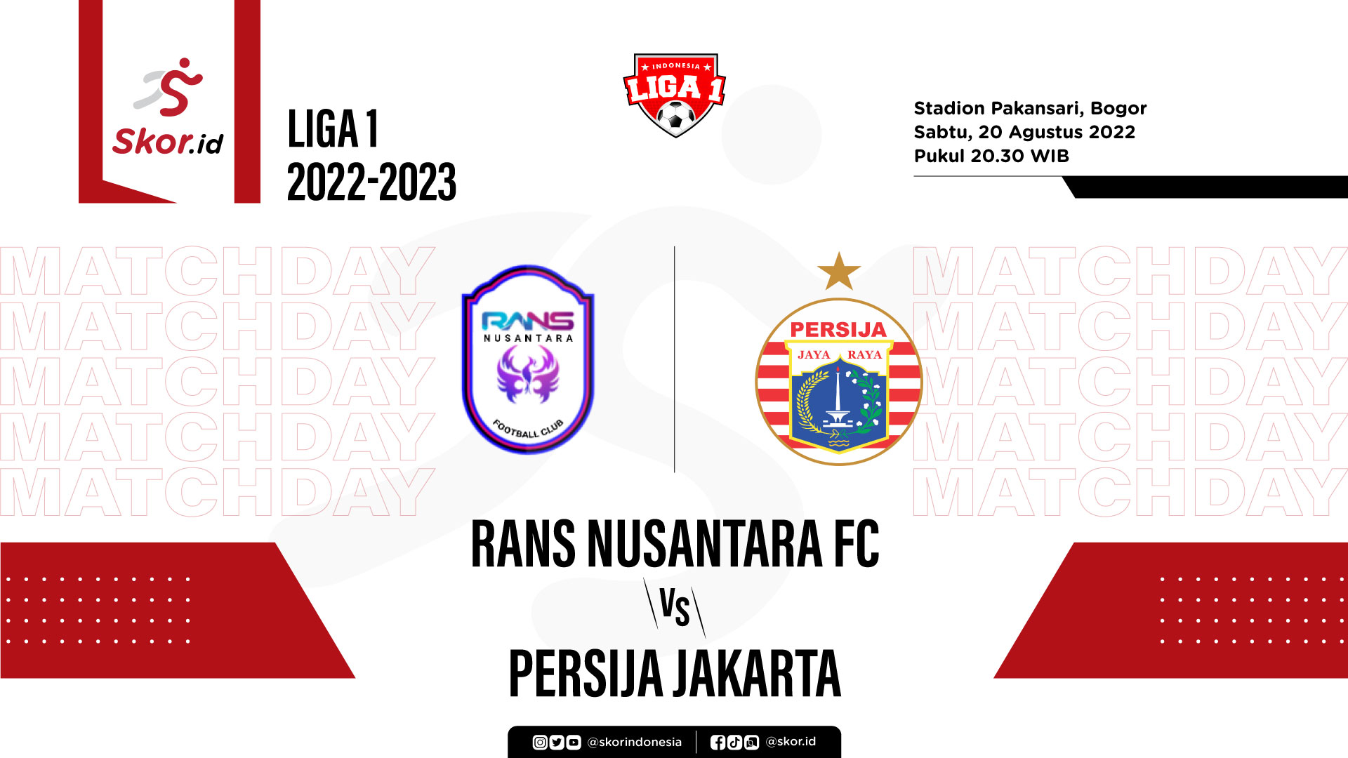 Prediksi dan Link Live Streaming Rans Nusantara FC vs Persija di Liga 1 2022-2023
