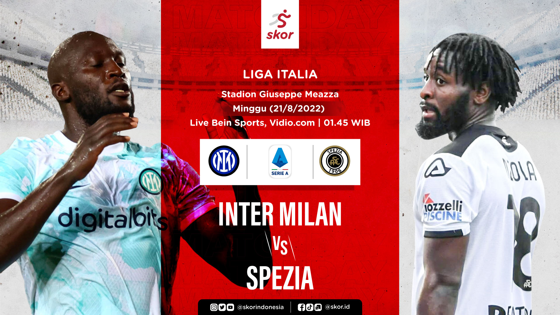 Hasil Inter Milan vs Spezia: Menang 3-0, I Nerazzurri Rebut Capolista
