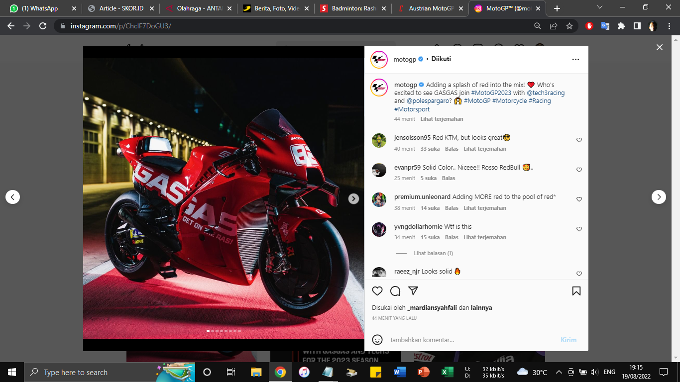 Tech3 Resmi Berubah Nama Jadi GasGas pada MotoGP 2023, Pol Espargaro Jadi Rider Pertama