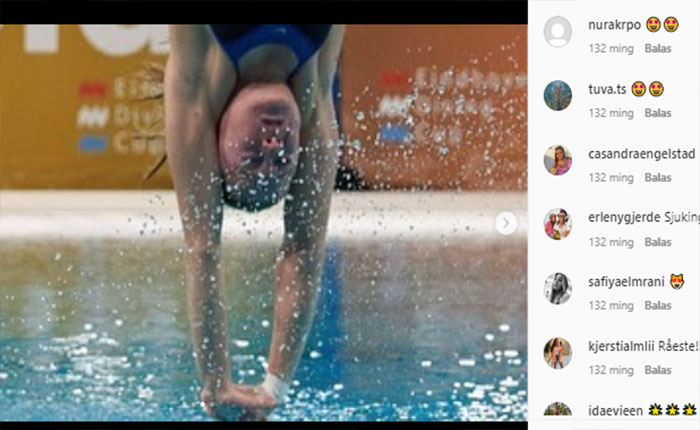 Atlet Diving Wanita Jatuh ke Dalam Air, Komentator Merasakan Sakitnya