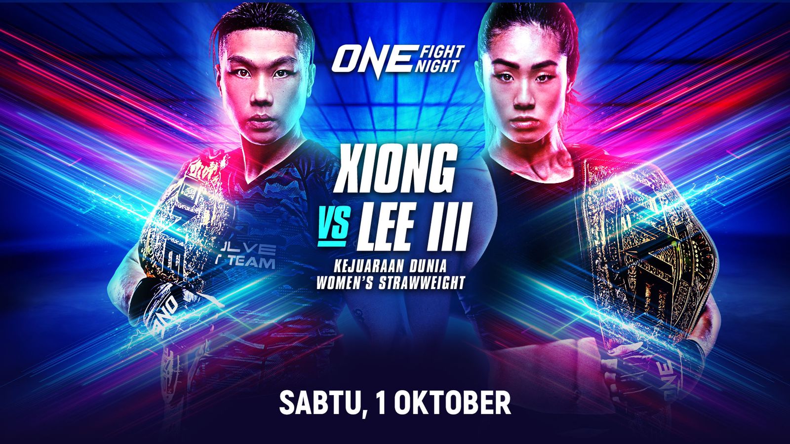 ONE Fight Night 2 Sajikan 3 Duel Perebutan Gelar Juara Dunia