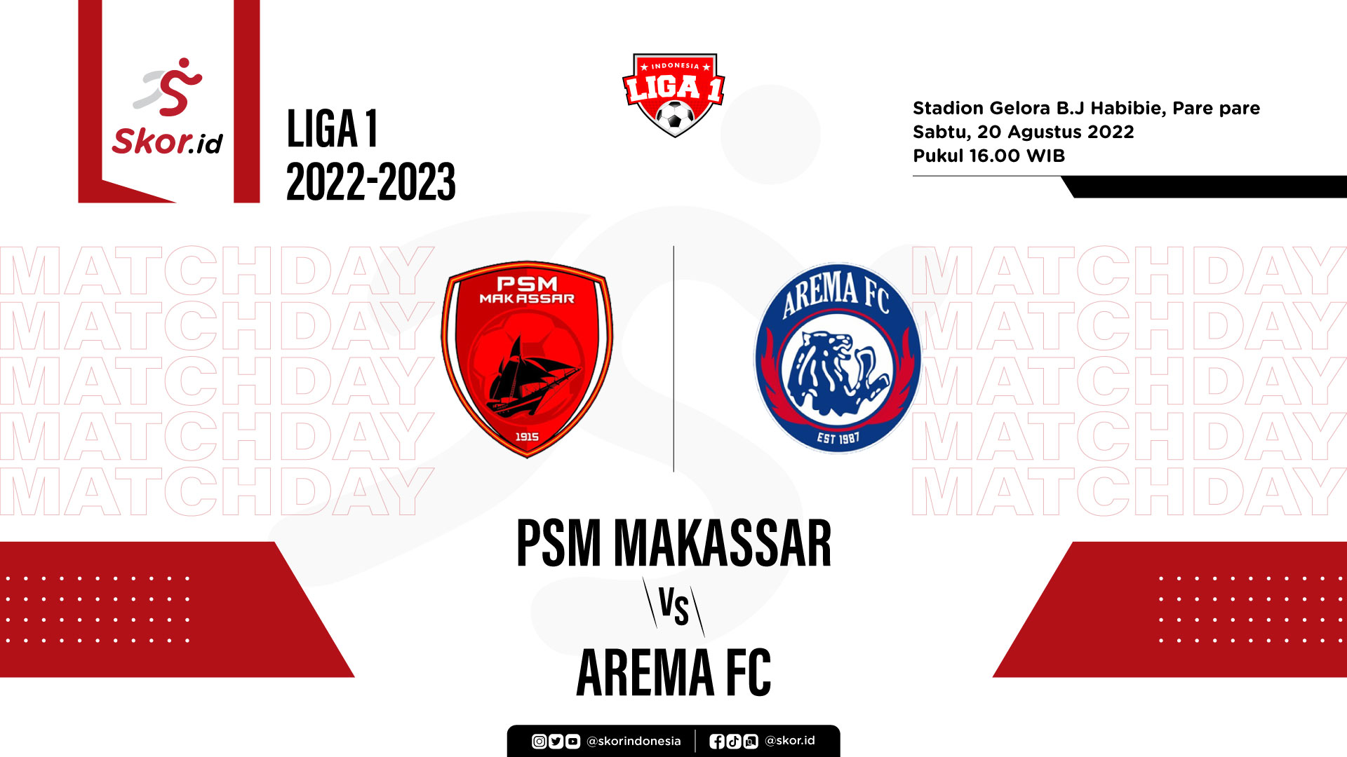 Prediksi dan Link Live Streaming PSM Makassar vs Arema FC di Liga 1 2022-2023