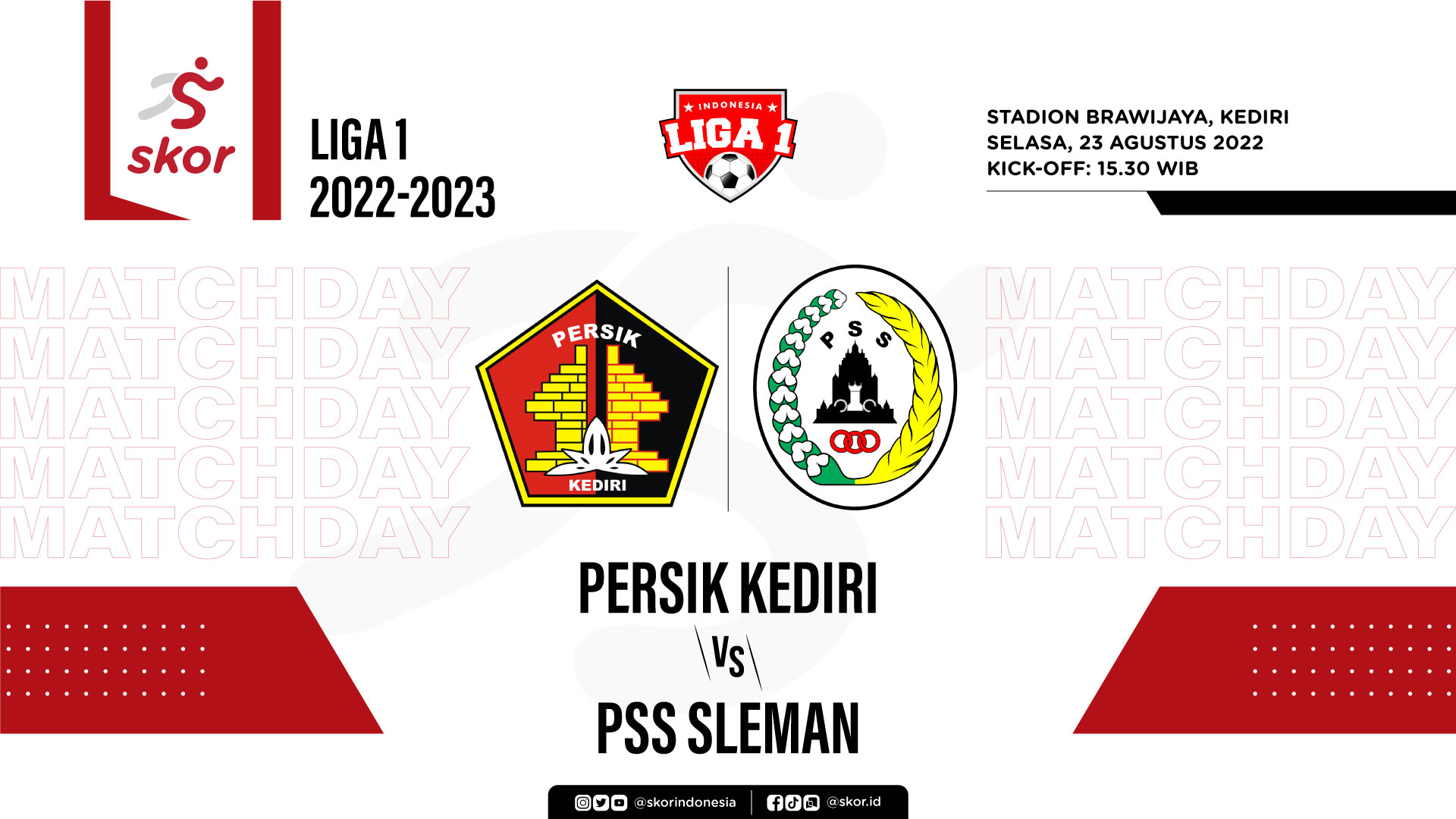 Prediksi dan Link Live Streaming Persik Kediri vs PSS Sleman di Liga 1 2022-2023