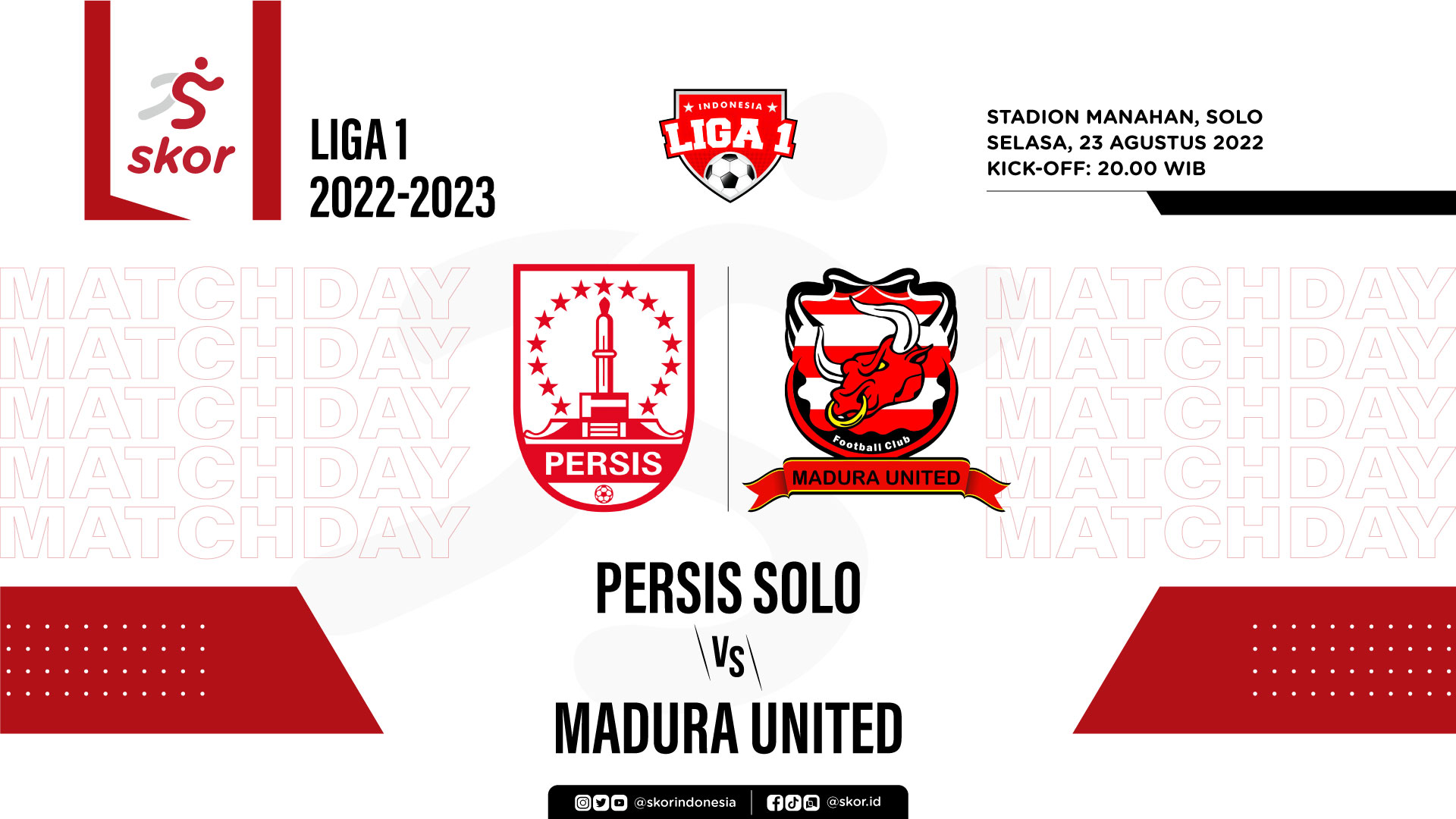 Prediksi dan Link Live Streaming Persis Solo vs Madura United di Liga 1 2022-2023