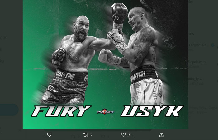 Tyson Fury Minta Bayaran Rp 8,7 Triliun vs Oleksandr Usyk 