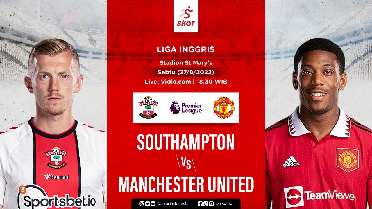 Southampton vs Manchester United: Erik ten Hag Bocorkan Kondisi Kebugaran Anthony Martial dan Casemiro
