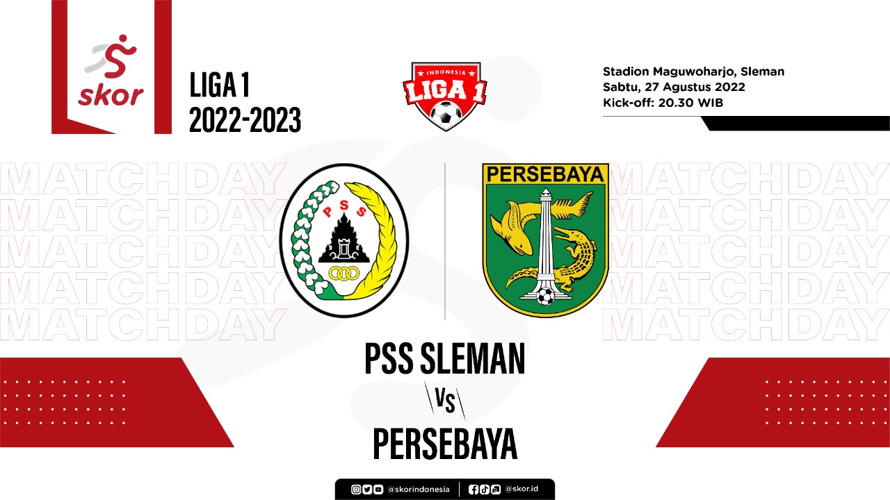 Hasil PSS Sleman vs Persebaya: Bajul Ijo Sukses Menang Tandang Pertama