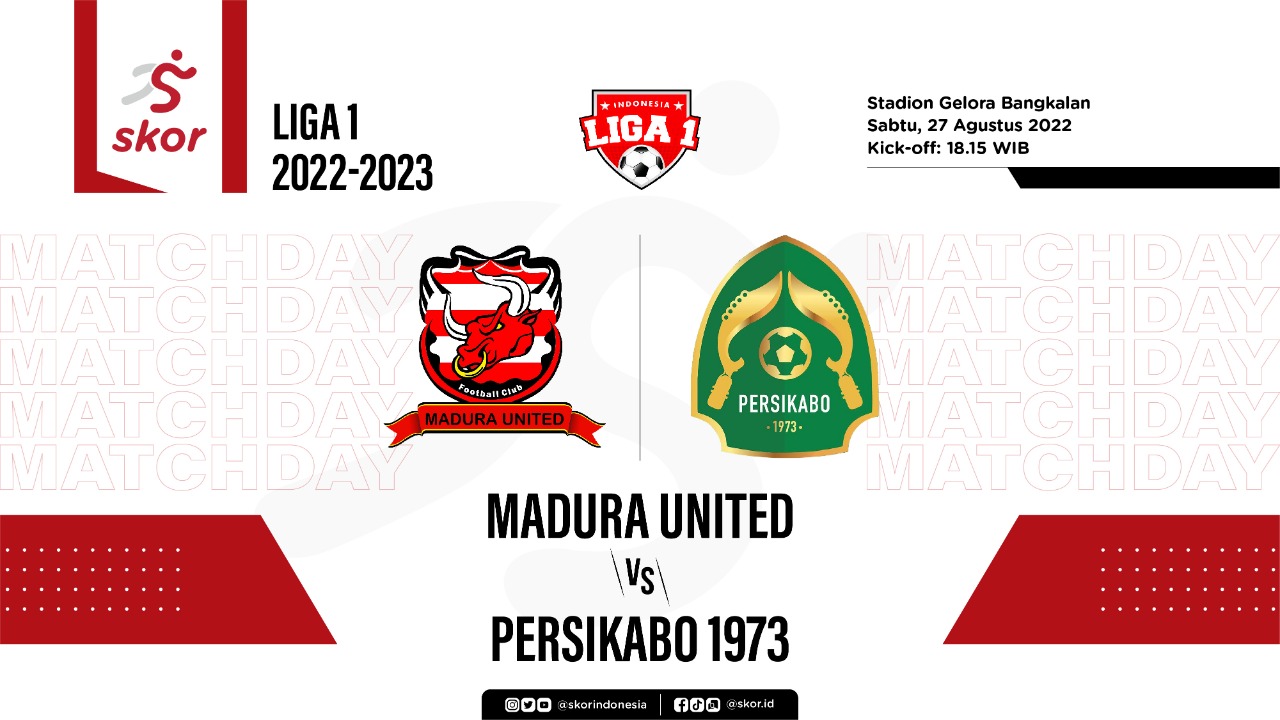 Hasil Madura United vs Persikabo: Laskar Sapeh Kerrab Menang Tipis