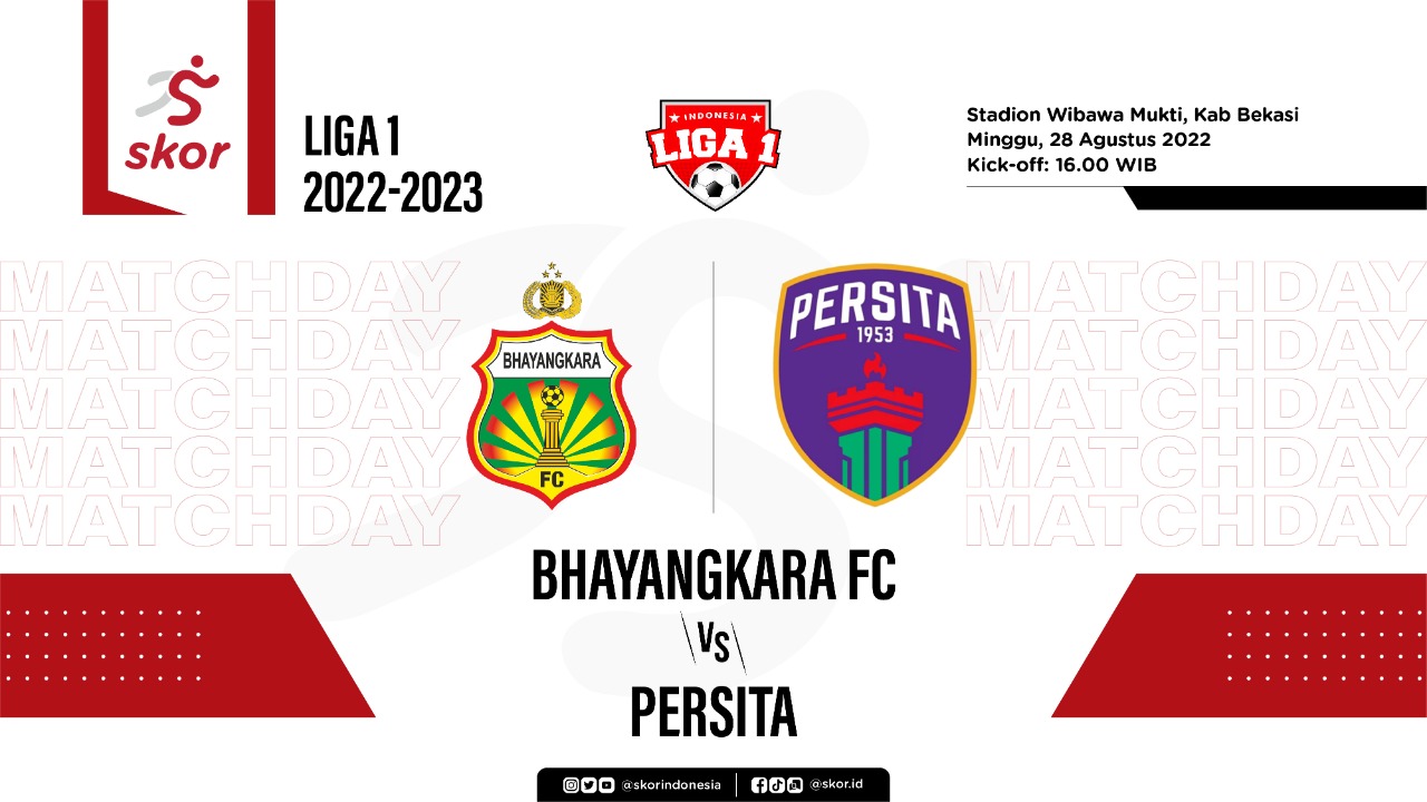 Hasil Bhayangkara FC vs Persita: Sempat Ditunda 2x30 Menit, Pendekar Cisadane Menang