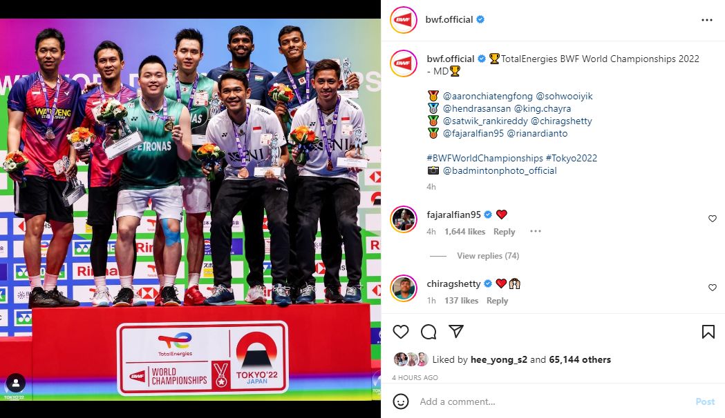 Skor 5: Catatan Sejarah di Kejuaraan Dunia BWF 2022