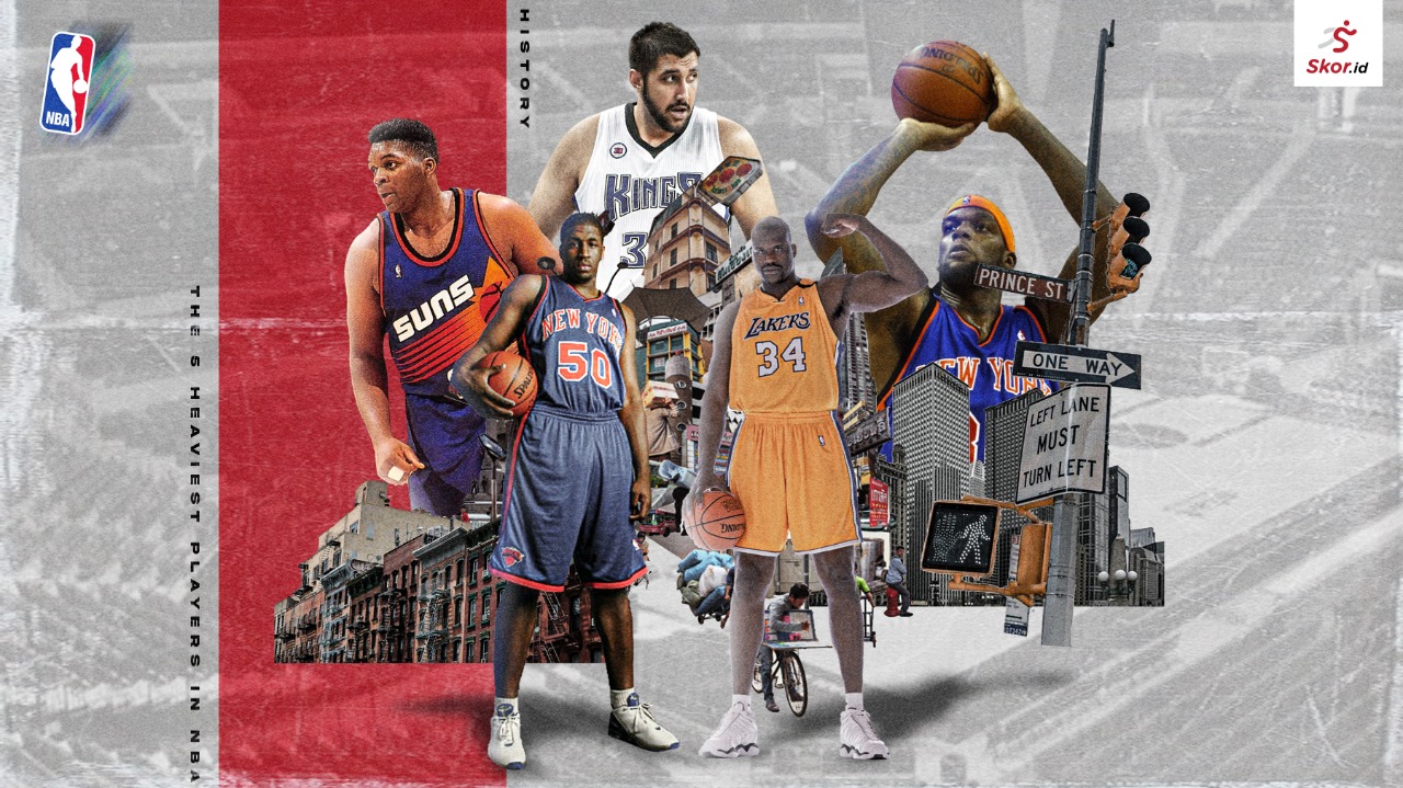 Skor 5: Pemain NBA Paling Berat, Shaquille O'Neal Bukan ''Monster'' Satu-satunya