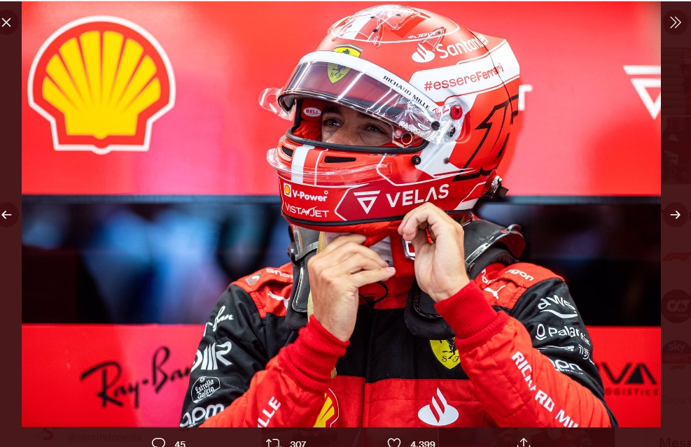 Nasib Apes Charles Leclerc di F1 GP Belgia 2022, dari Insiden Tear-off sampai ''Blunder'' Pit Stop