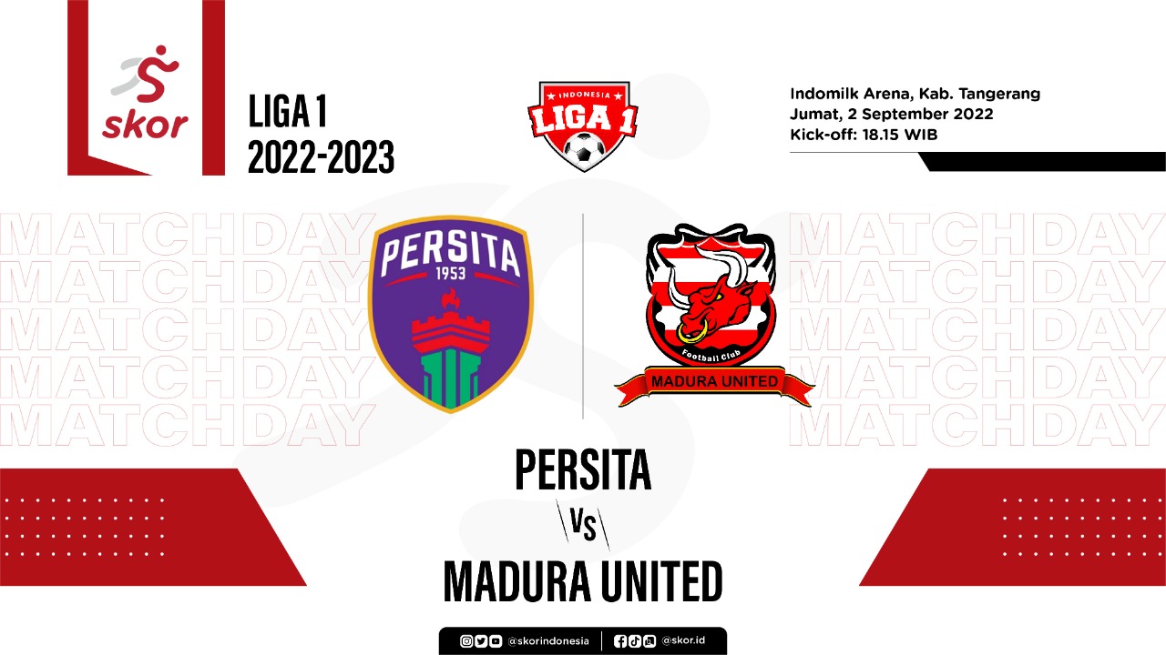 Prediksi dan Link Live Streaming Persita vs Madura United di Liga 1 2022-2023