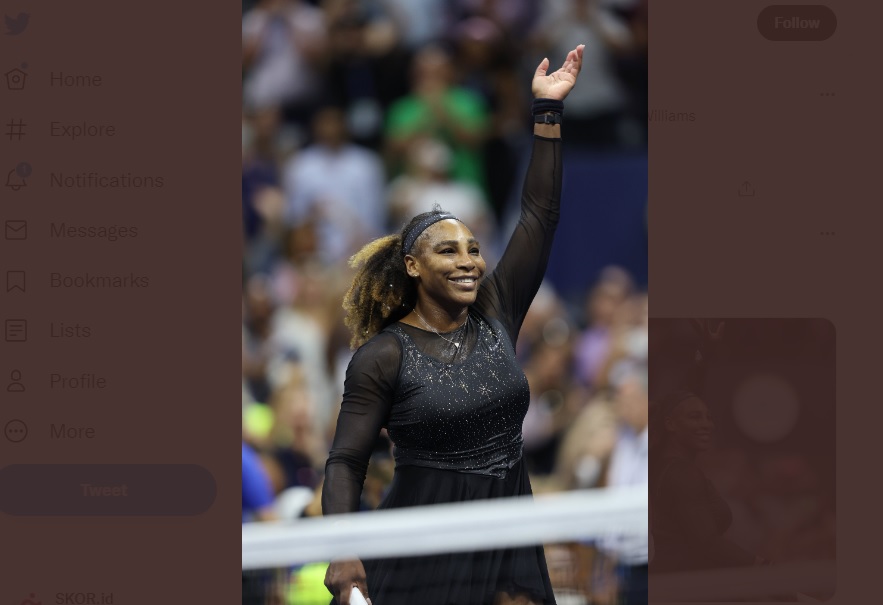 US Open 2022: Serena Williams Melaju usai Tumbangkan Unggulan Kedua