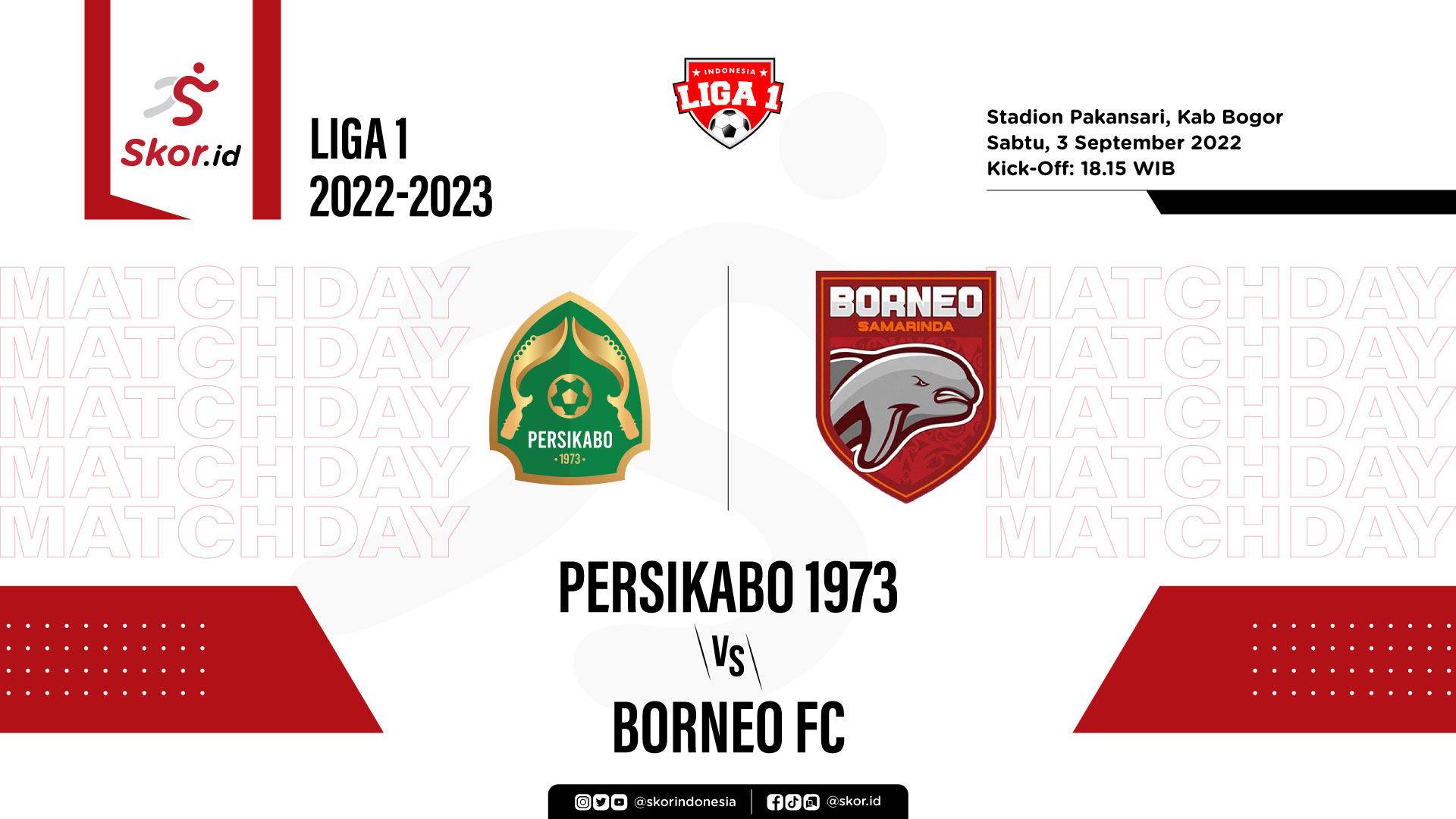 Prediksi dan Link Live Streaming Persikabo vs Borneo FC di Liga 1 2022-2023