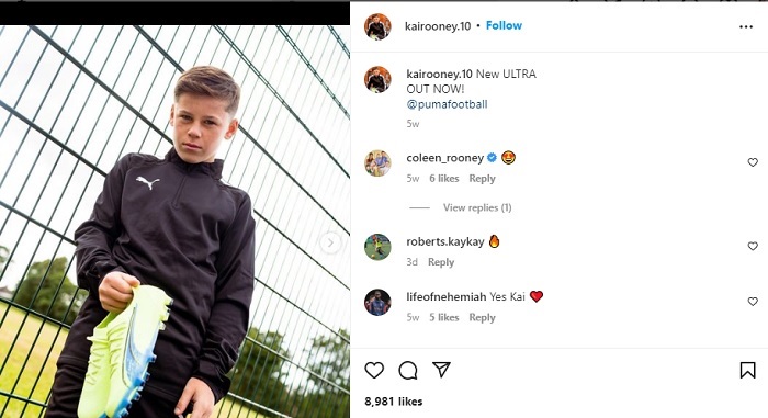 Putra Wayne Rooney Menjadi Model di Usia 12 Tahun