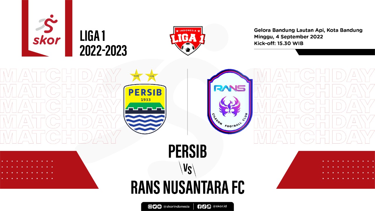 Prediksi dan Link Live Streaming Persib vs Rans Nusantara FC di Liga 1 2022-2023