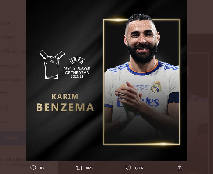 Karim Benzema Menghilang dari Jejaring Sosial