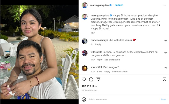 Alasan Mengapa Manny Pacquiao Menamai Putri Keduanya seperti Ratu Elizabeth II