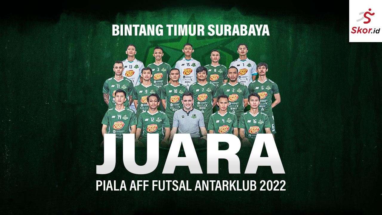 Skor 5: Pemain Kunci Bintang Timur Surabaya Menjuarai Piala AFF Futsal Antarklub 2022