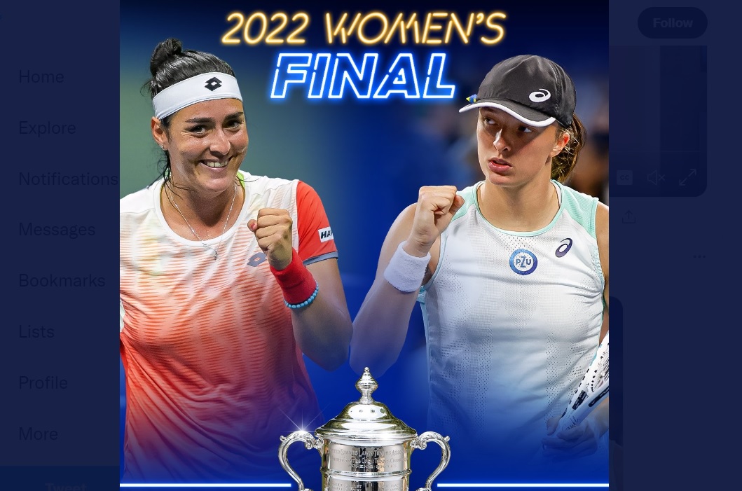 Link Live Streaming Final US Open 2022: Iga Swiatek vs Ons Jabeur