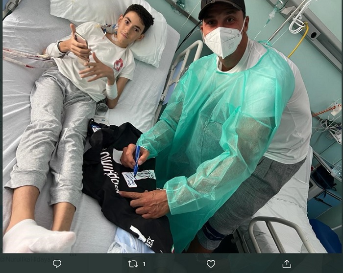 Kejutan Tak Terlupakan, Zlatan Ibrahimovic Kunjungi Poli Bedah Jantung Anak di Poliklinik IRCCS Milan