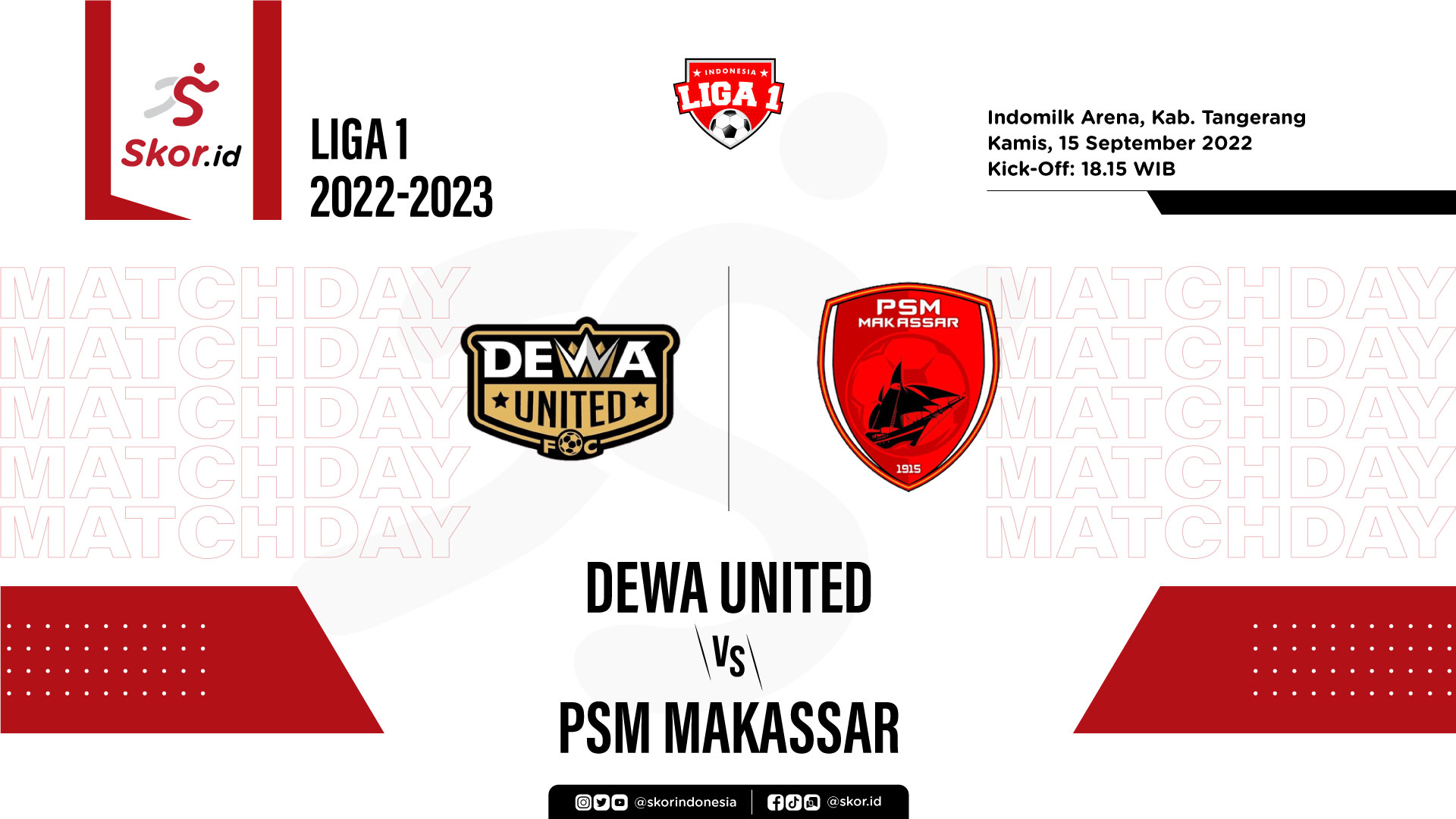 Prediksi dan Link Live Streaming Dewa United FC vs PSM Makassar di Liga 1 2022-2023