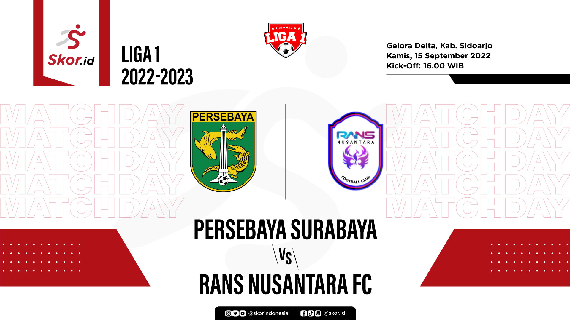 Prediksi dan Link Live Streaming Persebaya vs Rans Nusantara FC di Liga 1 2022-2023