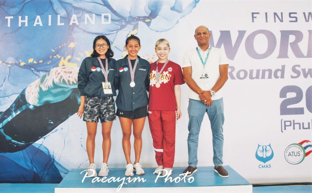 Sabet 5 Emas, Timnas Finswimming Indonesia Runner Up Kejuaraan Dunia