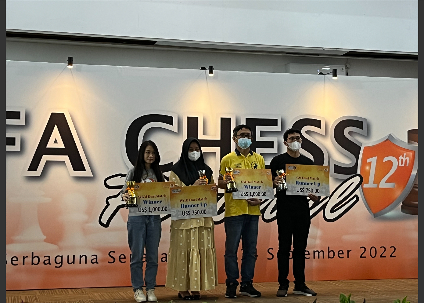 Mohamad Ervan Dikalahkan Grand Masters Filipina di JAPFA Chess Festival