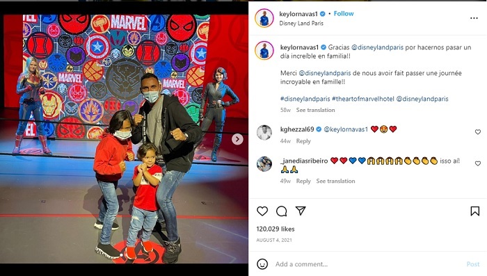 Keylor Navas Meminta Bantuan Kecil dari Follower di Media Sosial untuk Putranya