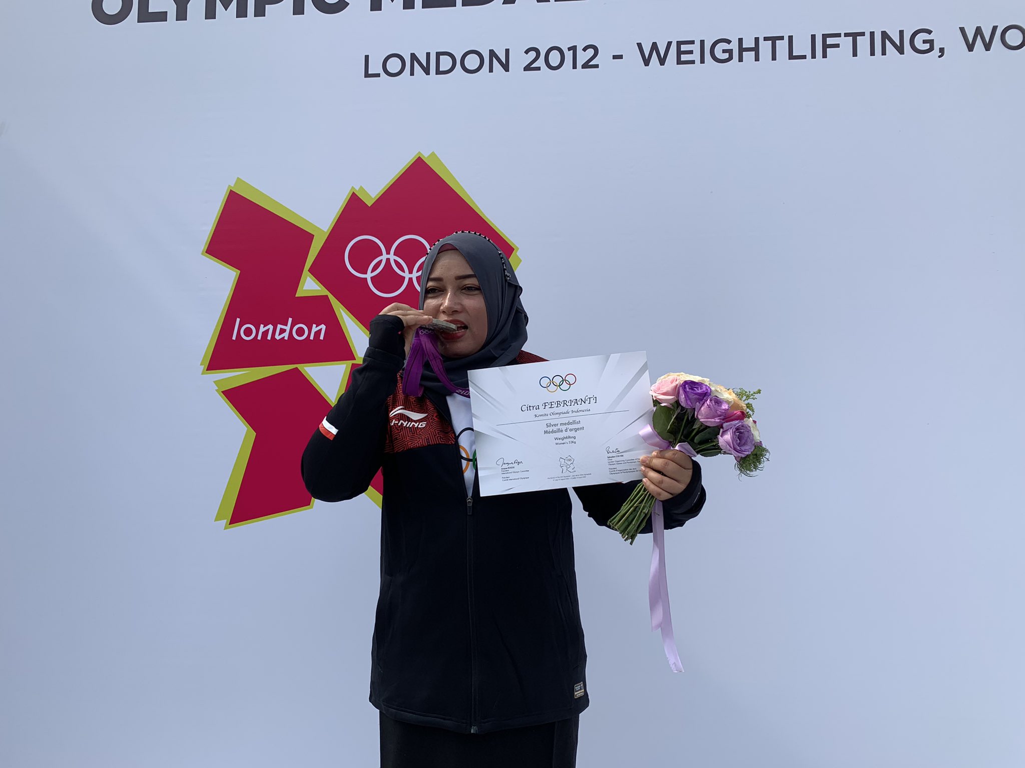 Lifter Citra Febrianti Resmi Raih Perak Olimpiade London 2012