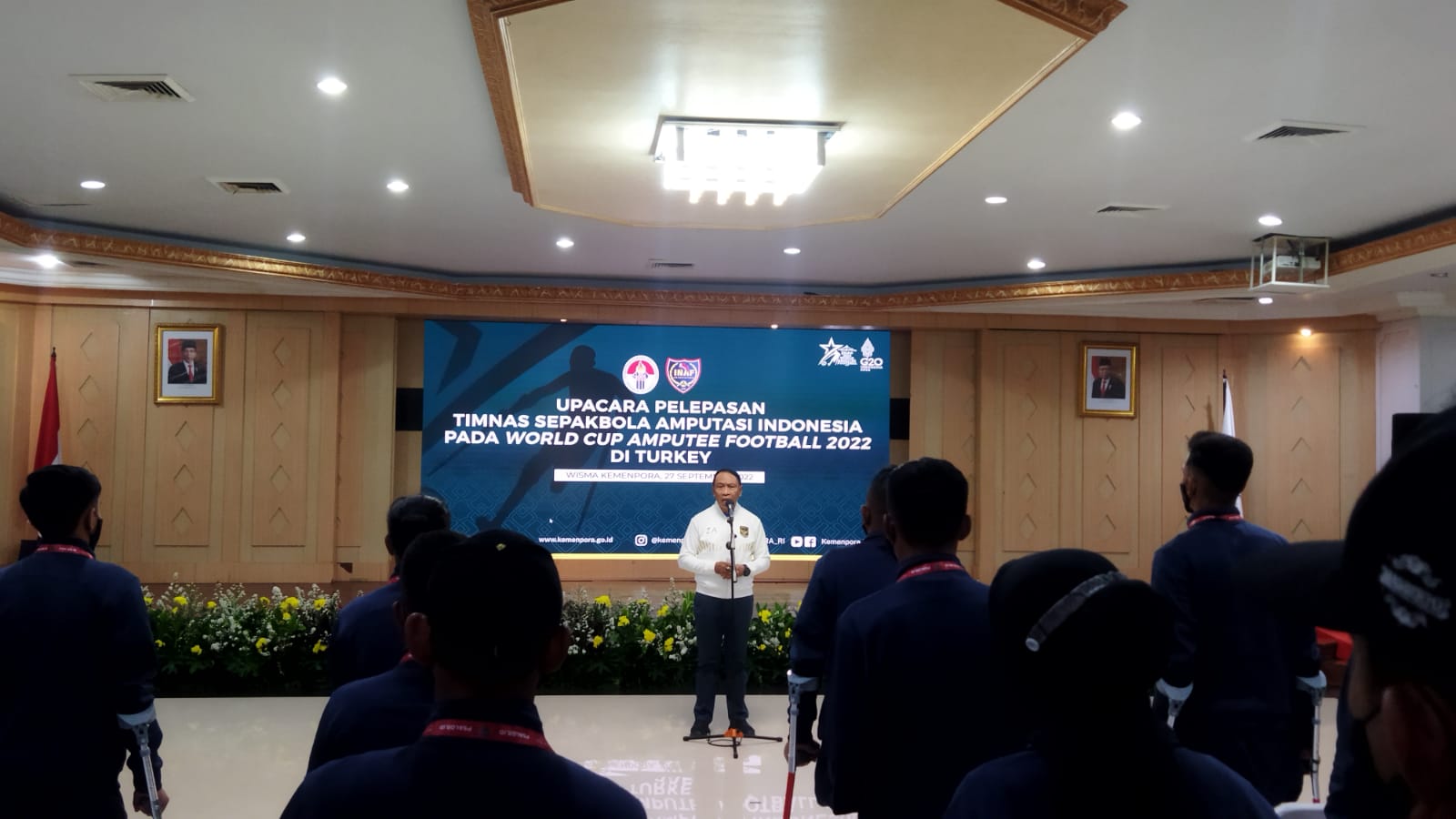 Menpora RI Optimistis Timnas Amputasi Indonesia Bisa Bersaing di Piala Dunia Amputasi 2022
