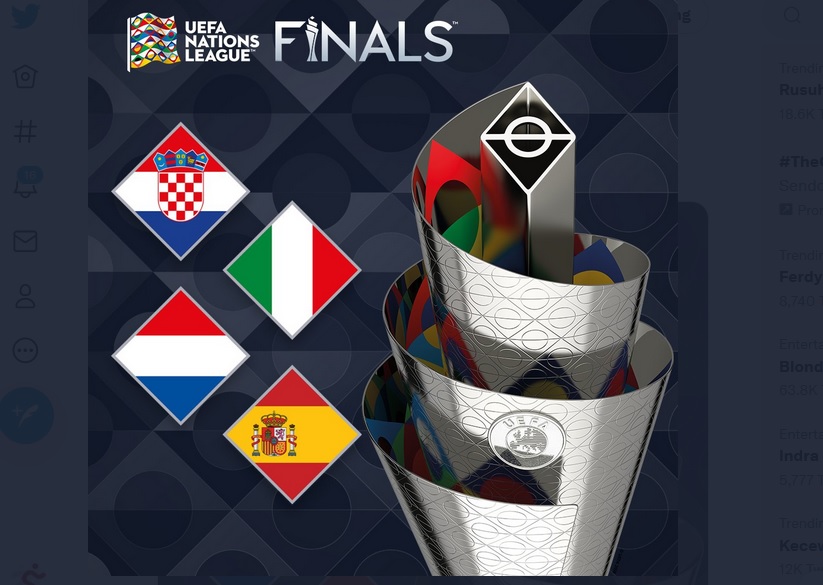 Klasemen UEFA Nations League A 2022-2023: Spanyol, Italia, Belanda, Kroasia ke Semifinal