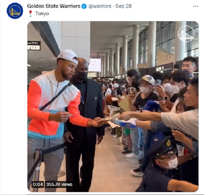 Golden State Warriors Mulai Latihan Pramusim di Jepang: Stephen, Meet Suga BTS!