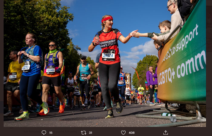 London Marathon Menelan Korban, Seorang Pelari Meninggal