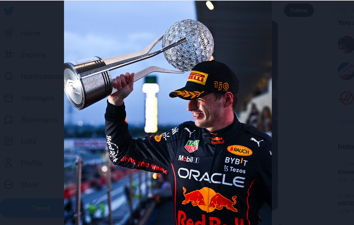 Tampil Dominan di F1 2022, Max Verstappen Akui Dirinya Bukan Robot