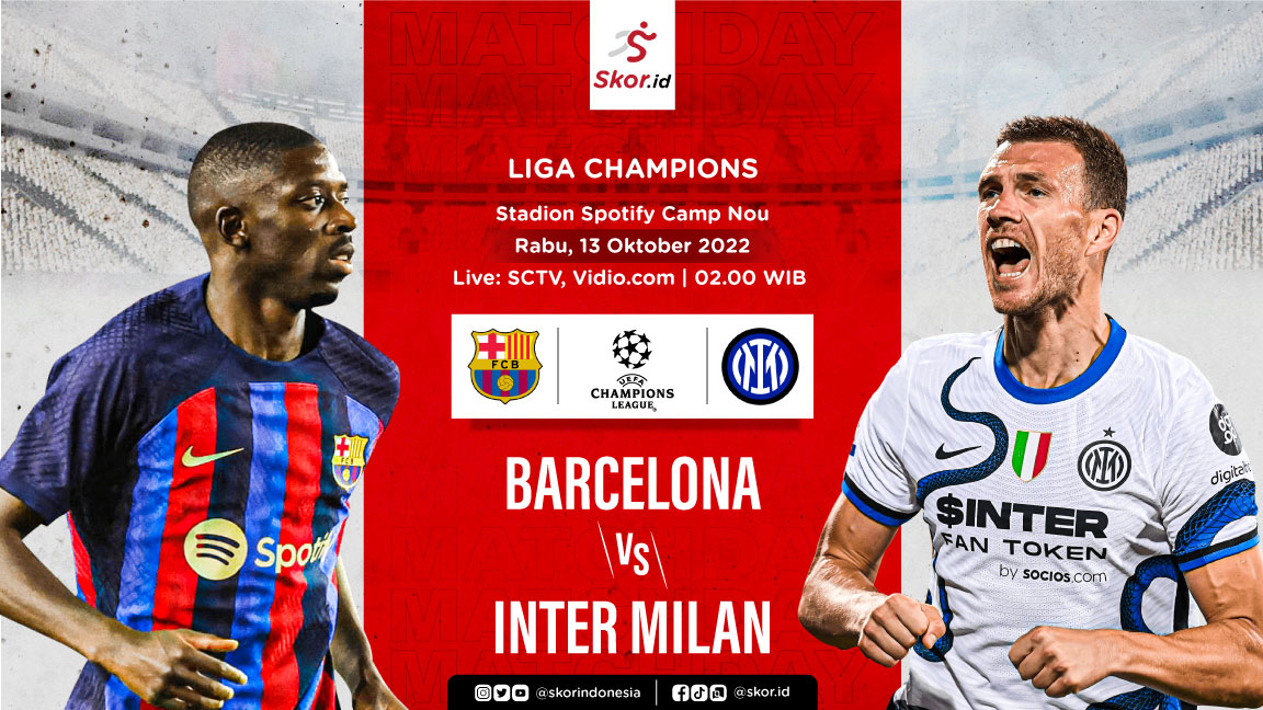 Barcelona vs Inter Milan: Prediksi dan Link Live Streaming