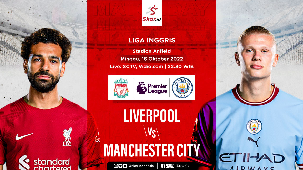 Liverpool vs Manchester City: Prediksi dan Link Live Streaming
