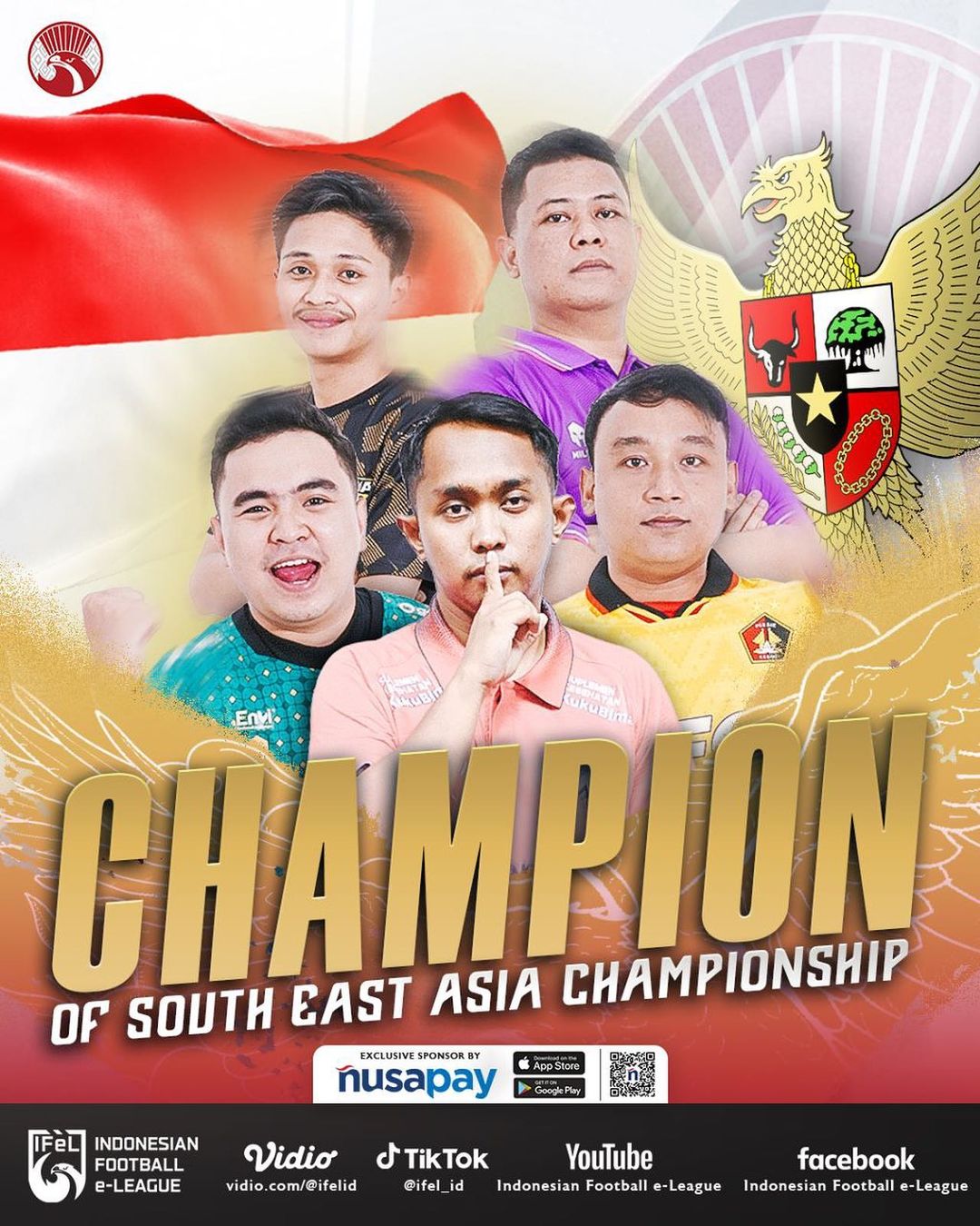 Indonesia Raih Gelar Juara di IFeL SEA Championship 2022