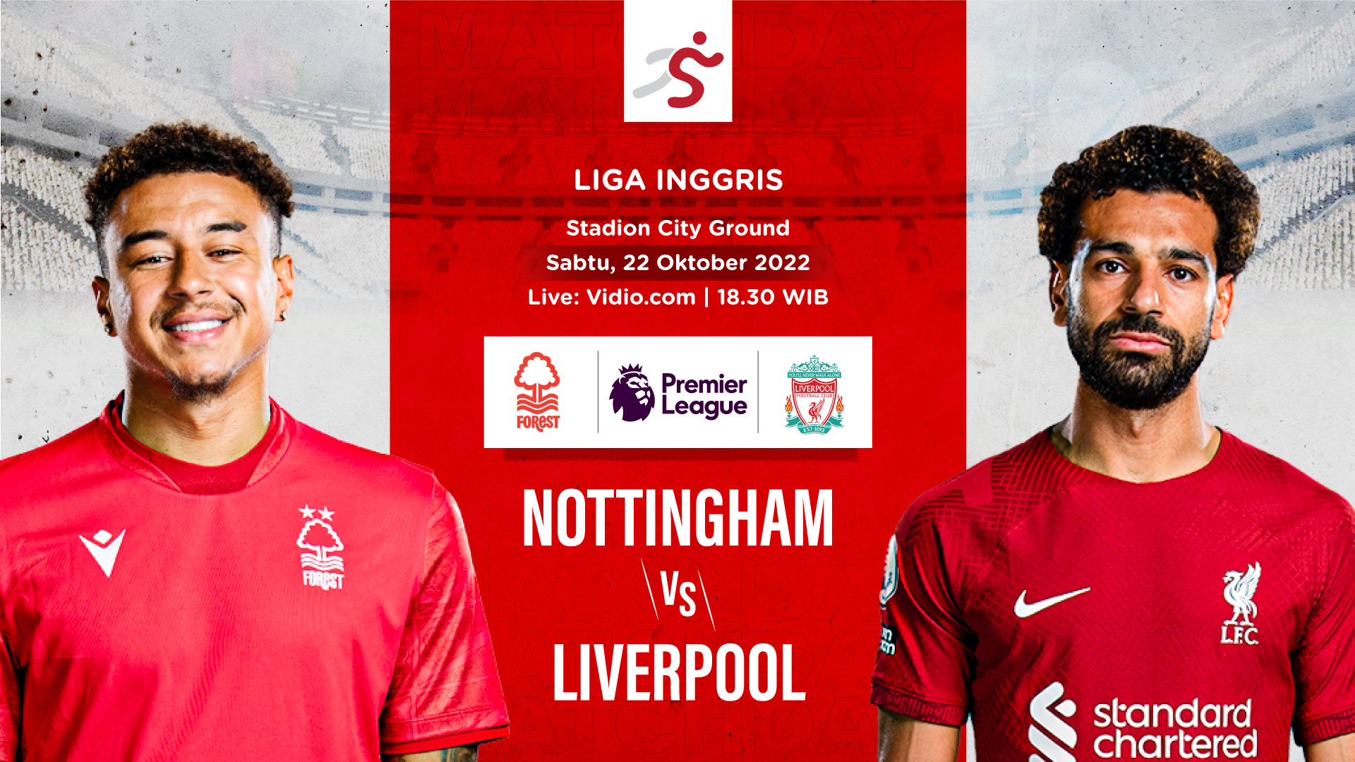 Link Live Streaming Nottingham Forest vs Liverpool di Liga Inggris 2022-2023