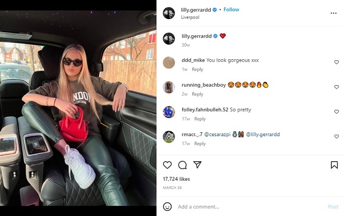 Anak Perempuan Steven Gerrard Hasilkan Banyak Uang di Usia 18 Tahun