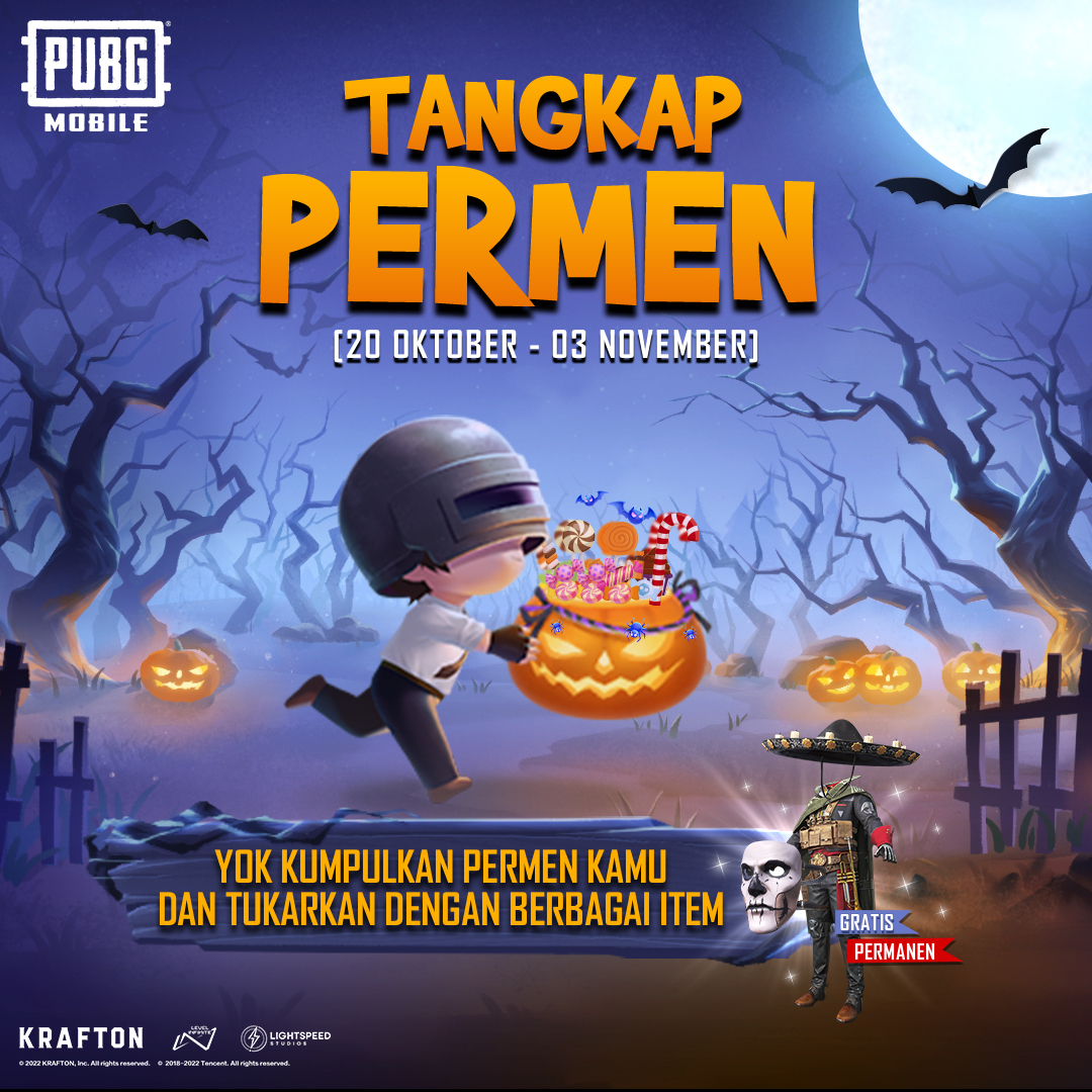 PUBG Mobile Hadirkan Event Halloween dengan Setelan Outfit Permanen Gratis
