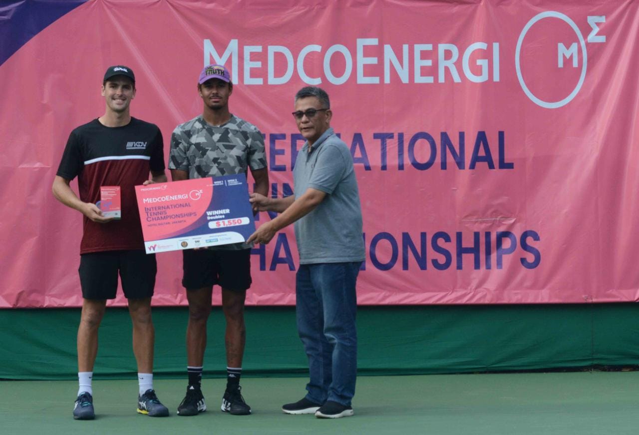 Pekan Pertama Medco Energi International Tennis Championships 2022 Dikuasai Pasangan Australia