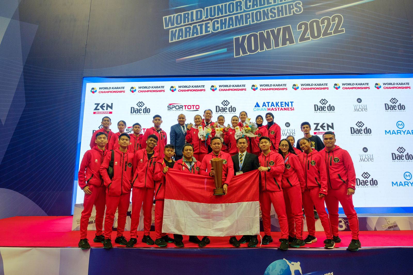 Peningkatan Prestasi, Indonesia Raih 3 Medali dari Kejuaraan Dunia Karate Junior Turki