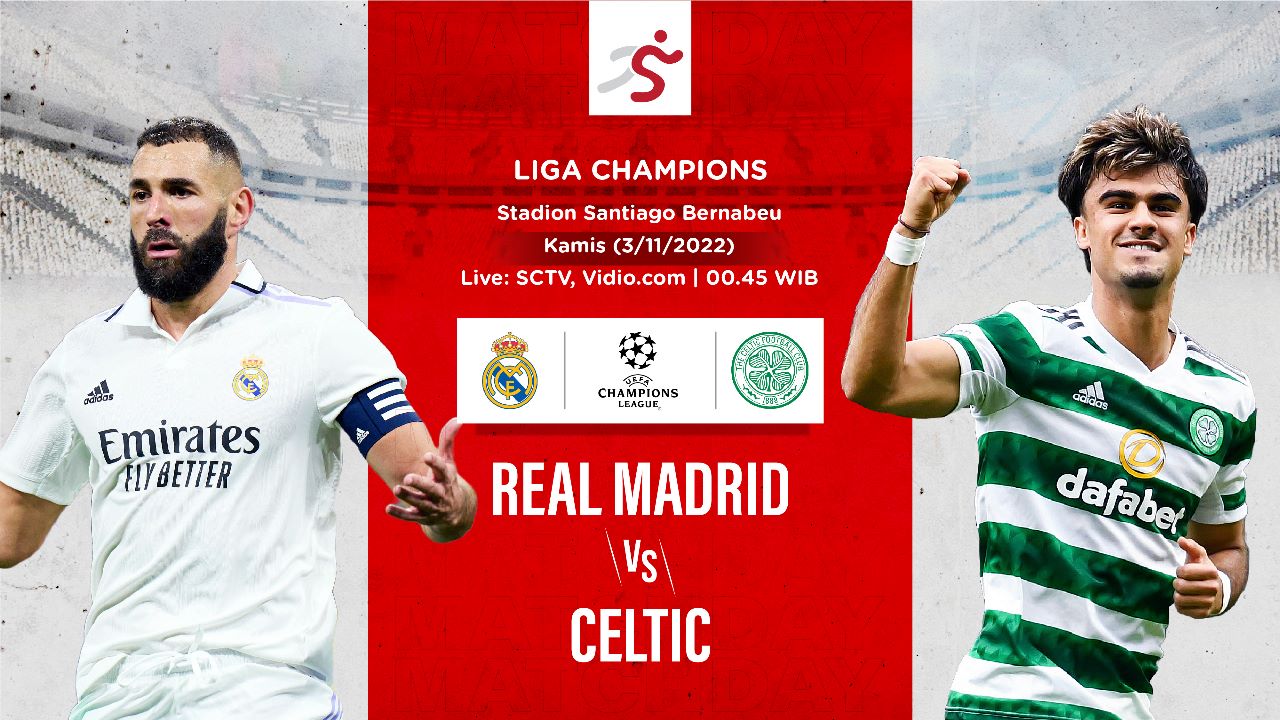 Prediksi Real Madrid vs Celtic: Los Blancos akan Tuntaskan Misi Raih Juara Grup